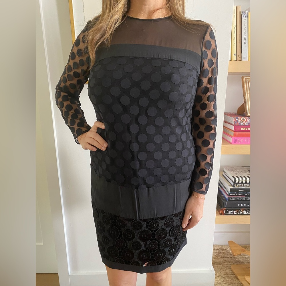 DVF LITTLE BLACK DRESS! Super chic - work once.